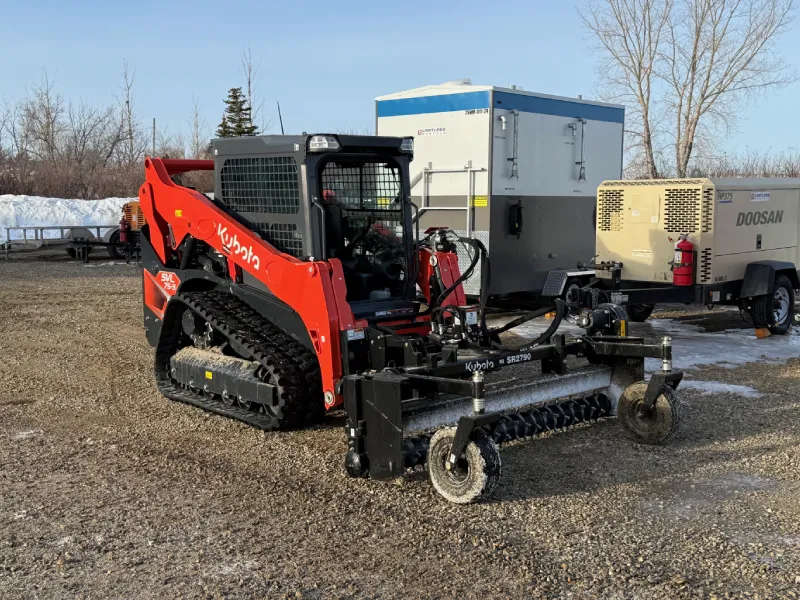 Skidsteer with soil conditioner Skidsteer with soil conditioner